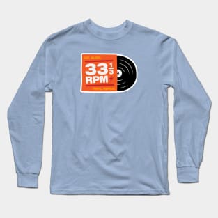 33RPM - Eat. Sleep. Vinyl. Repeat. Long Sleeve T-Shirt